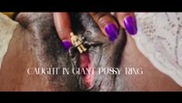 Trapped In <em>Giant</em> Pussy Ring - Ebony <em>Unaware</em> <em>Giantess</em> 