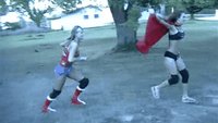 DON'T MAKE A MOCKERY OUT OF WONDER WOMAN! Wonder Woman (Janelle Sinclaire) vs SIN-D (IN HIGH DEFINITION) 